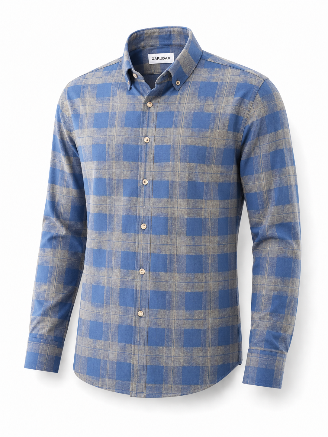 Garudax Casual / Smart Casual — yarn-dyed plaid fabric