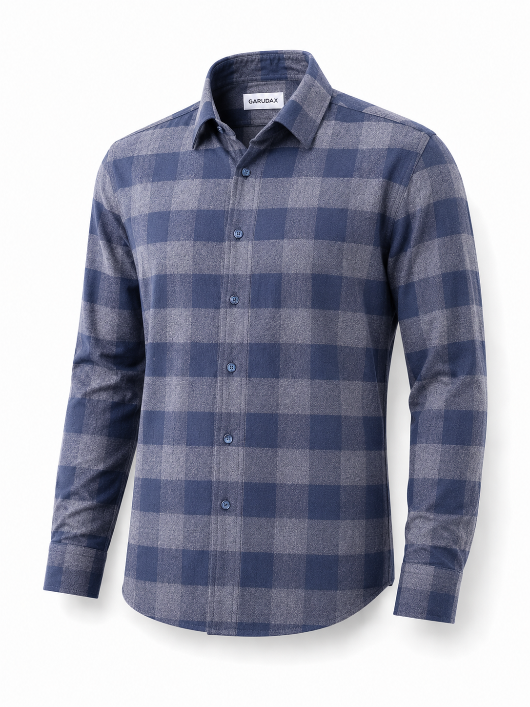 Garudax Casual / Smart Casual — yarn-dyed plaid Flannel fabric