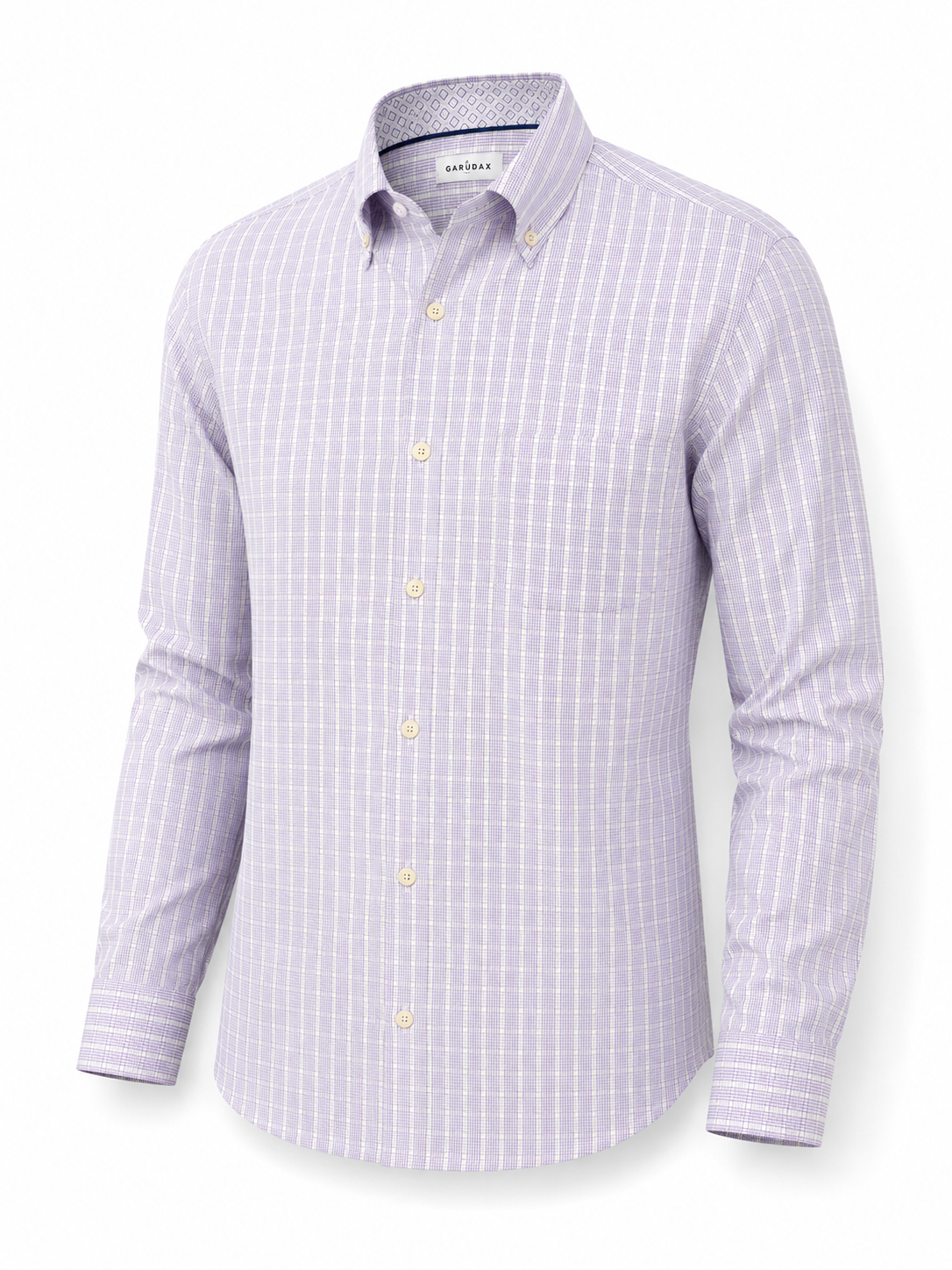 Garudax Casual / Smart Casual — yarn-dyed plaid fabric
