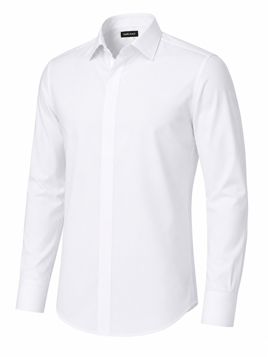 Garudax Classic White Shirt — Poplin