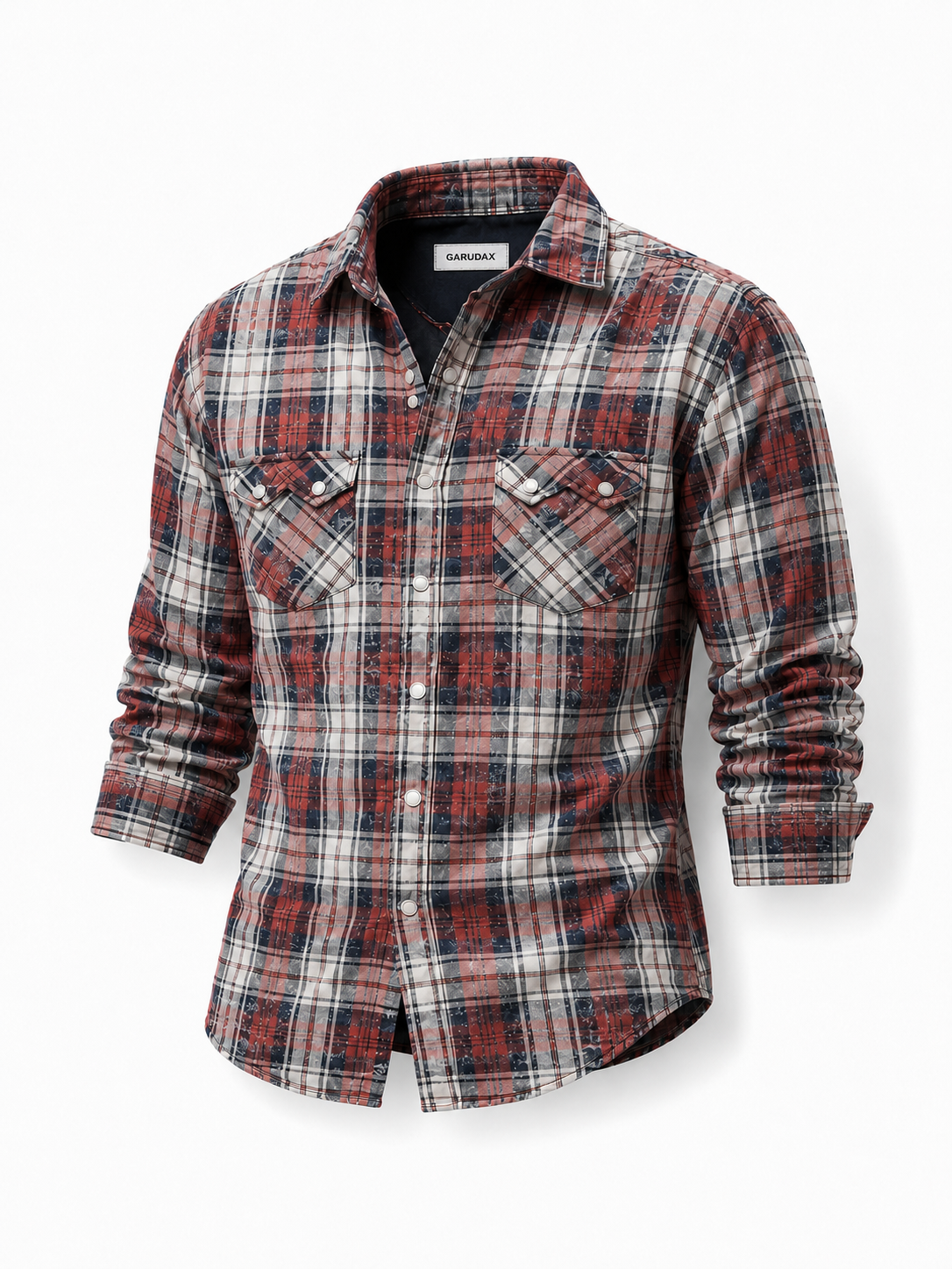 Garudax Overshirt / Washed Shirt — Indigo Muslin